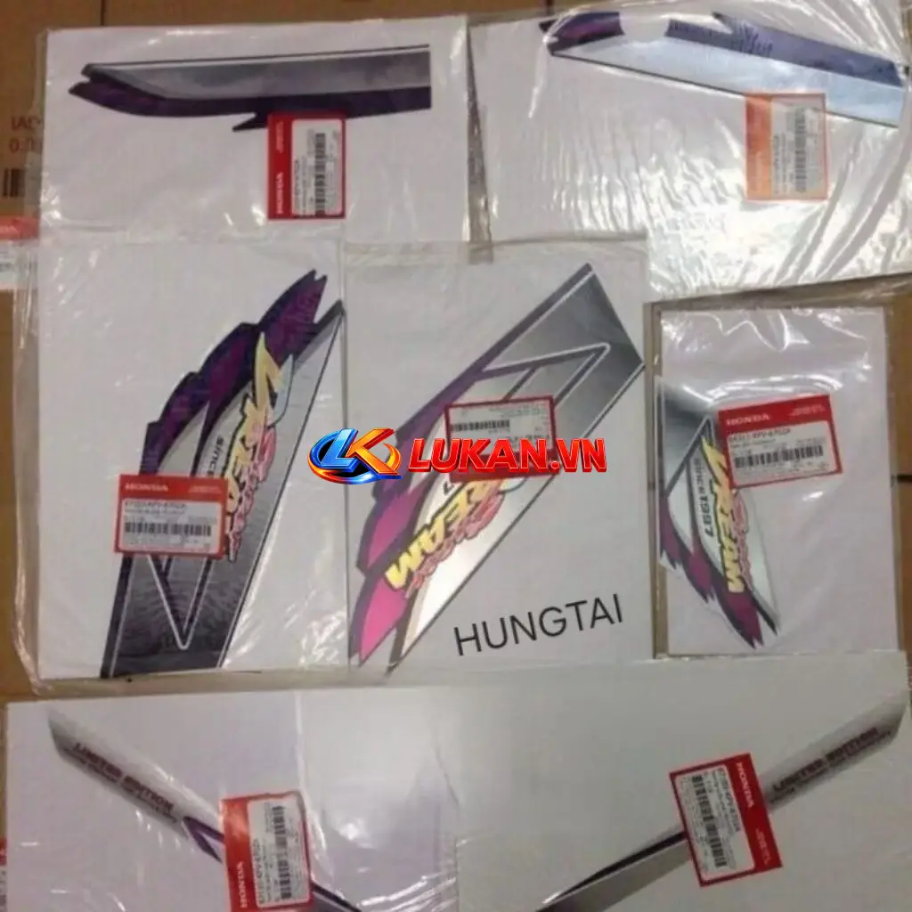 Bộ tem xe Super DREAM 2007 limited zin chính hãng Honda - Ảnh 3