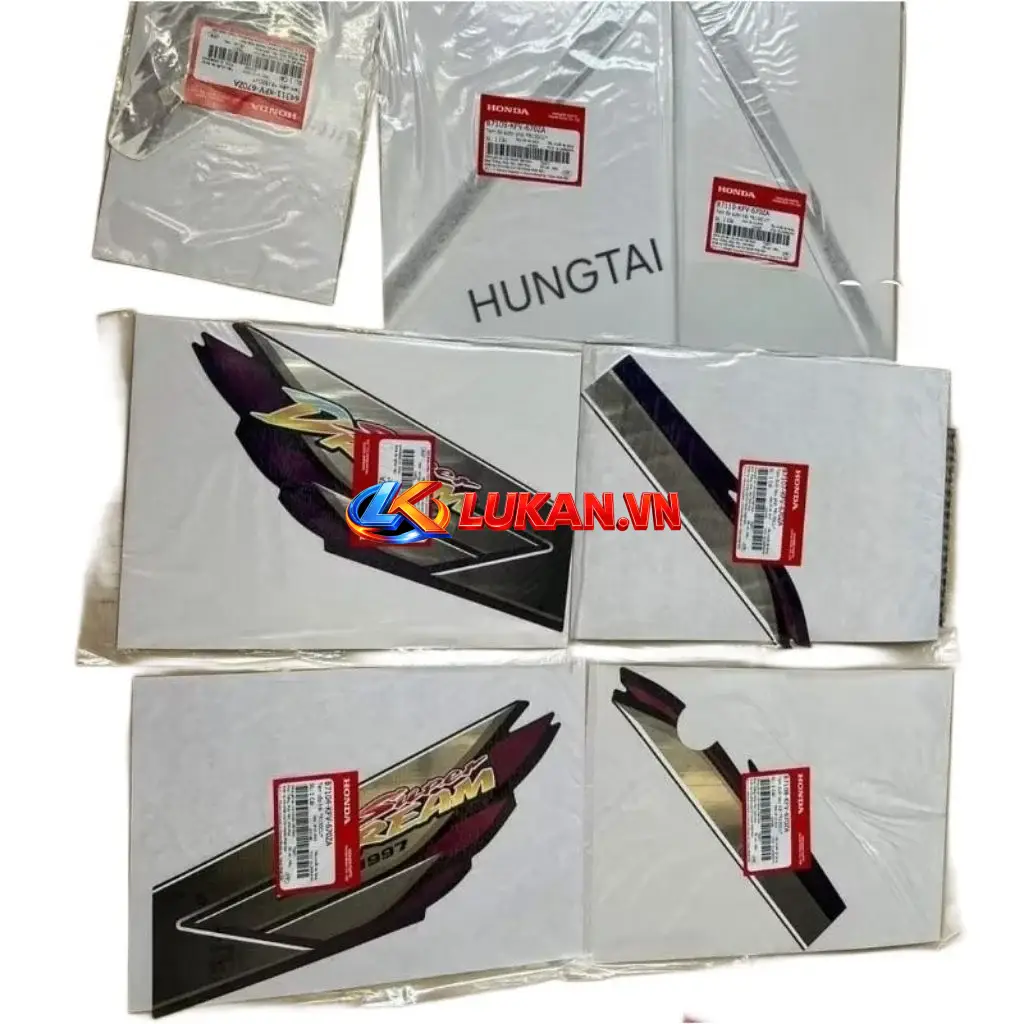 Bộ tem xe Super DREAM 2007 limited zin chính hãng Honda - Ảnh 4