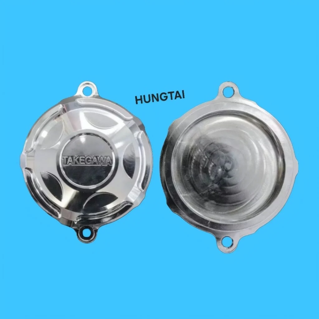 Nắp cam tròn CNC, đầu quylat xe FUTURE MẬP, LED, WAVE 125... - Ảnh 2