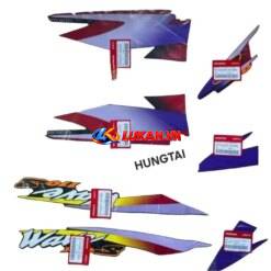 Bộ tem dán xe WAVE Thái 110 đỏ tím zin chính hãng Honda