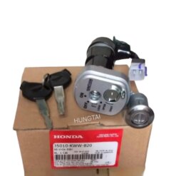 Bộ ổ khóa công tắc điện xe WAVE S110, RS, RSX... zin chính hãng 35010-KWW-B20