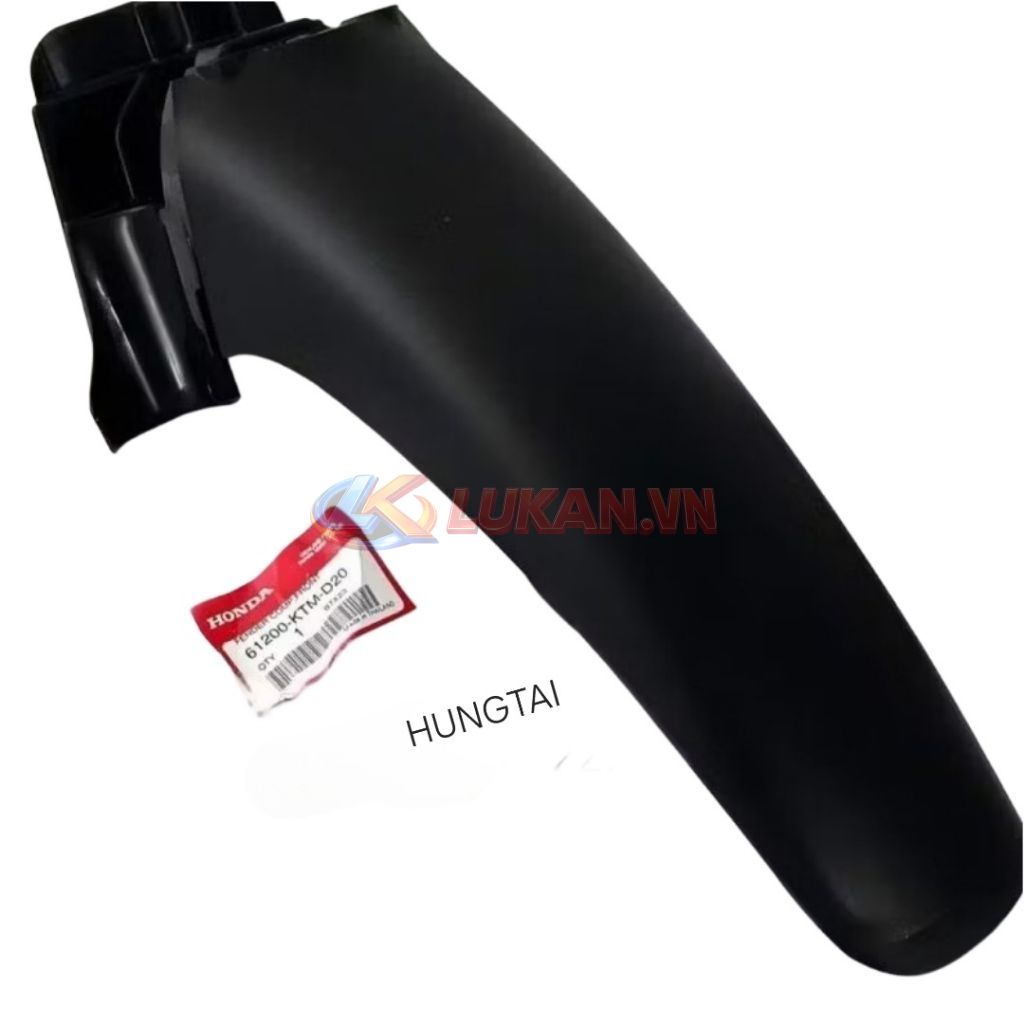 Nhựa nhám đen, dè B chắn bùn trước FUTURE 2, WAVE 125 zin Honda 61200-KTM-D20 - Ảnh 2