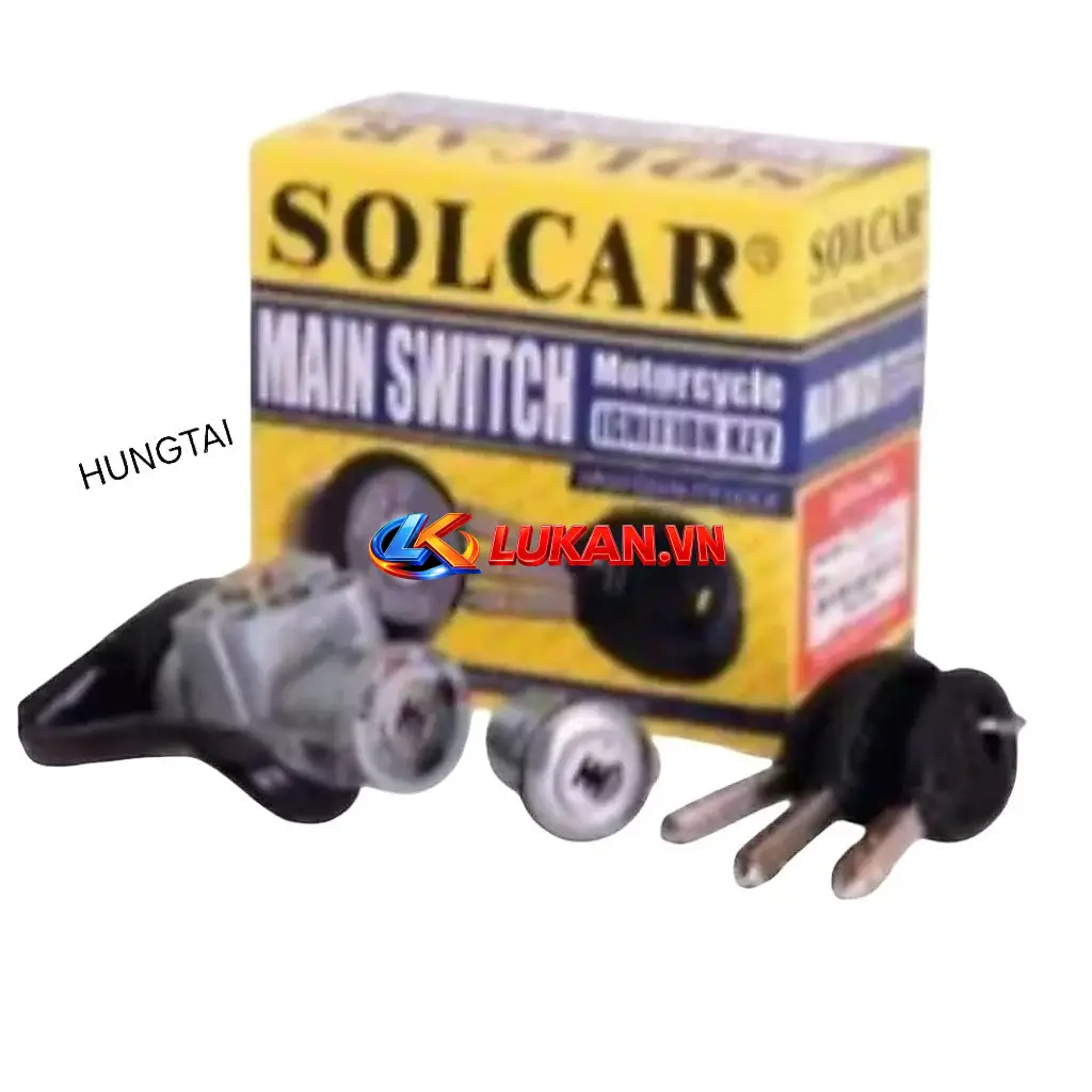 Bộ ổ khóa, công tắc điện 6 cạnh xe FUTURE 2, WAVE 125.... chống đoản