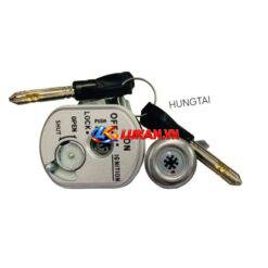 Bộ ổ khóa, công tắc điện 8 cạnh xe WAVE S110, RSX... chống đoản