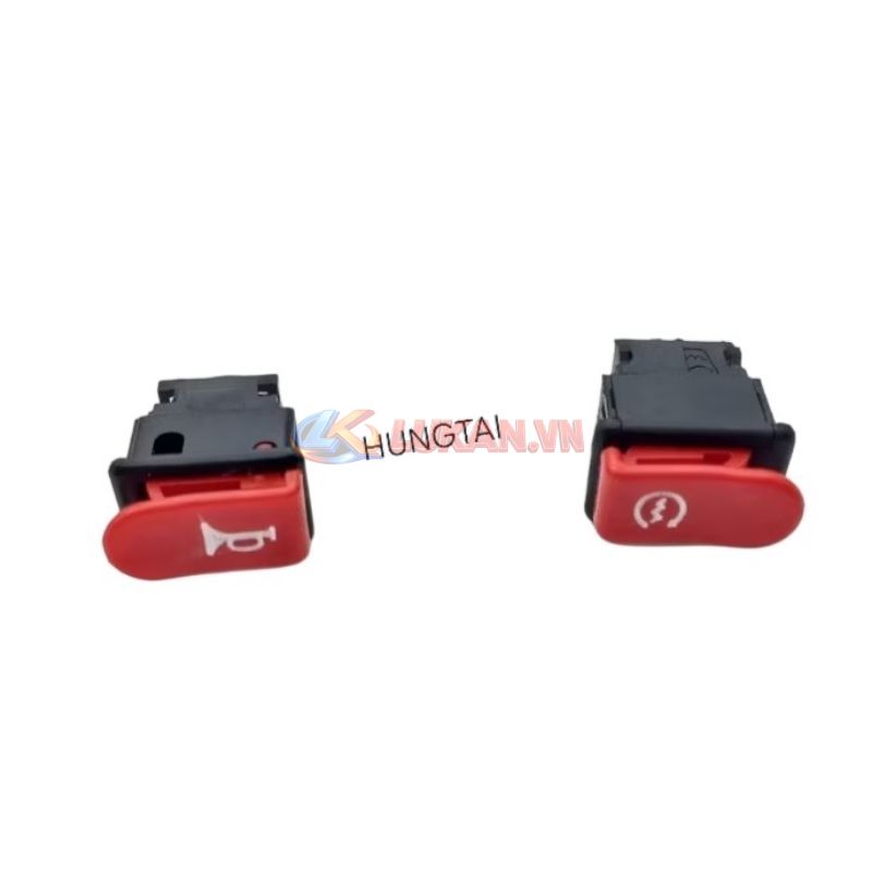 Nút kèn, còi đề khởi động màu đỏ xe WAVE A, RS, S100, FUTURE NEO.... - Ảnh 2