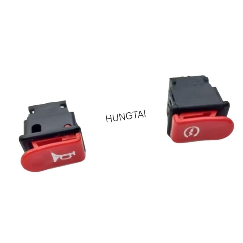 Nút kèn, còi đề khởi động màu đỏ xe WAVE A, RS, S100, FUTURE NEO....