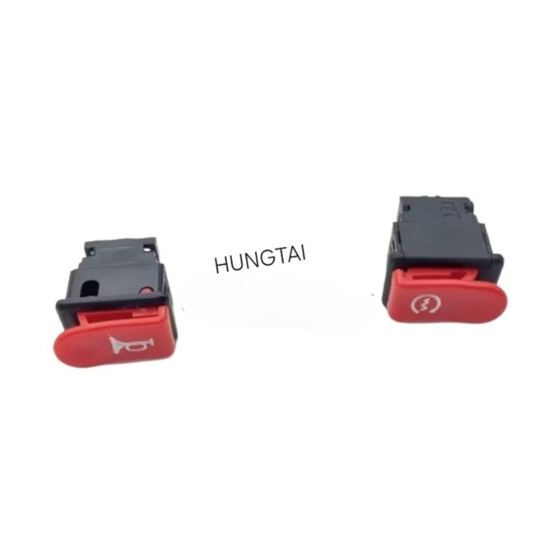 Nút kèn, còi đề khởi động màu đỏ xe WAVE A, RS, S100, FUTURE NEO.... - Ảnh 4