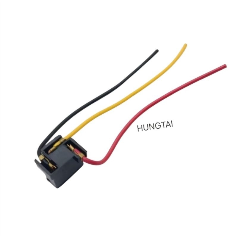 Dây, giắc ghim đuôi bóng chóa đèn pha xe WAVE, FUTURE.... - Ảnh 2