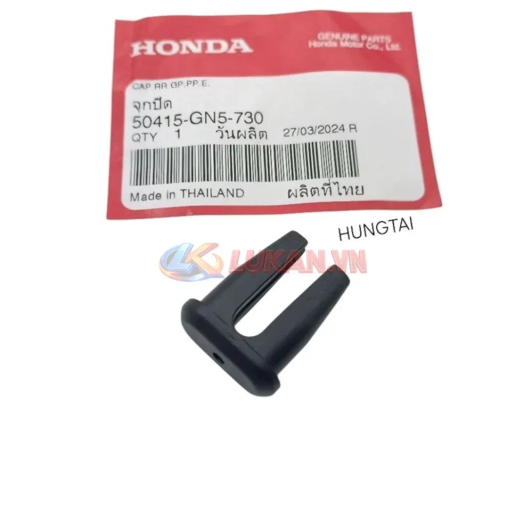 Nút bịt cảng đuôi, tay xách xe DREAM Lùn, FUTURE 1... quai yên zin Honda 50415-GN5-730 - Ảnh 2