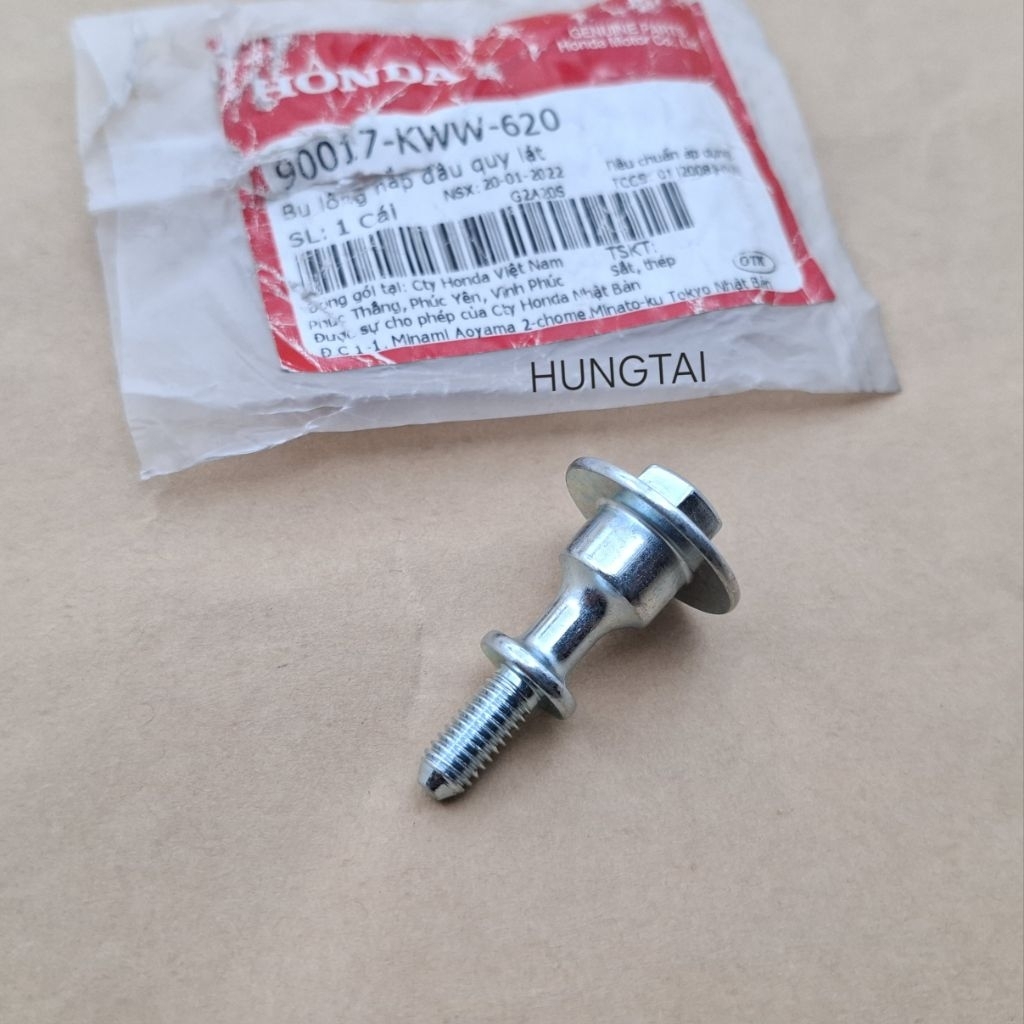 Ốc, bu lông nắp đầu bò quylat WAVE S110, RSX, BLADE, A110... zin 90017-KWW-740, 90017-KWW-620 - Ảnh 2