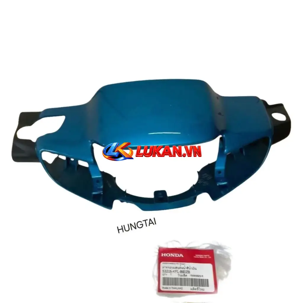 Nhựa ốp, vỏ đầu đèn trước xe WAVE Thái Xanh ngọc, bàn thờ zin - Ảnh 2