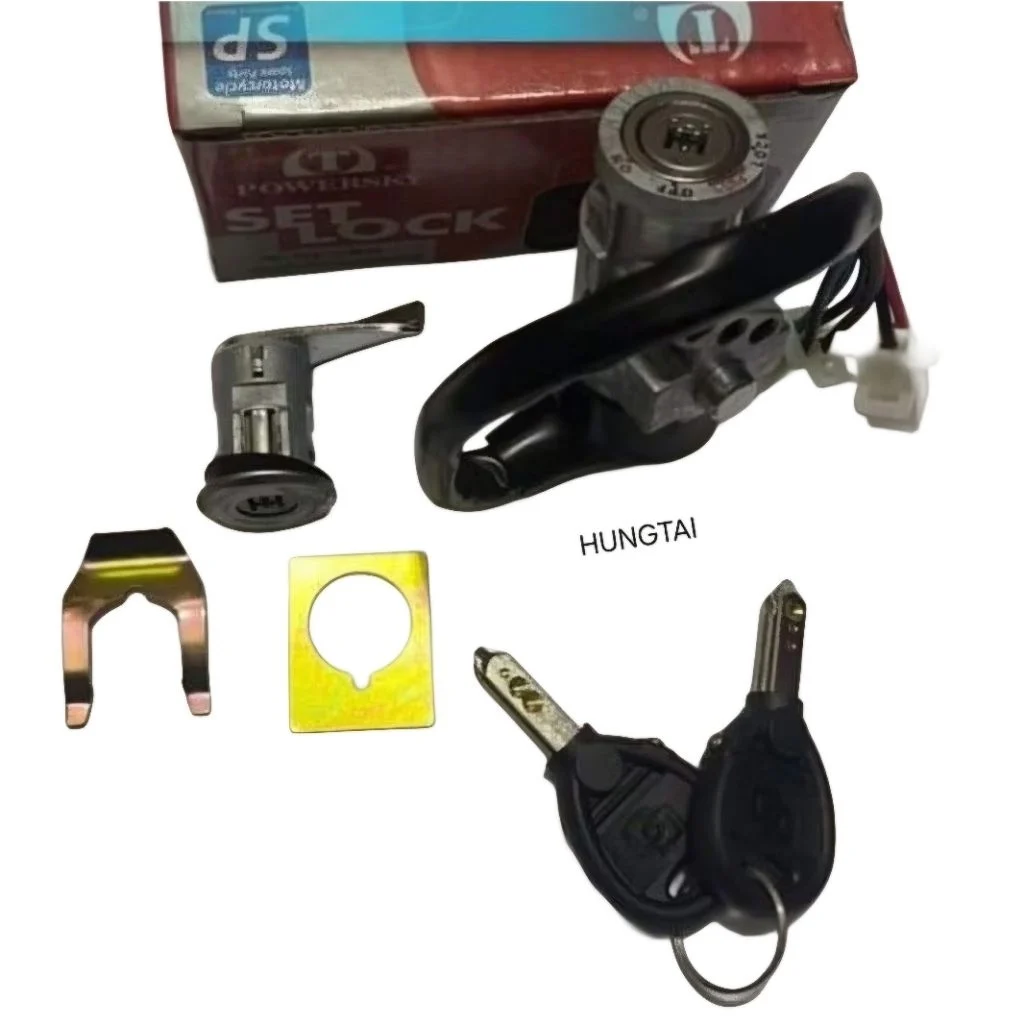 Bộ ổ khóa, công tắc điện 6 cạnh xe WAVE A, ALPHA 100 2006-2016.... chống đoản - Ảnh 2
