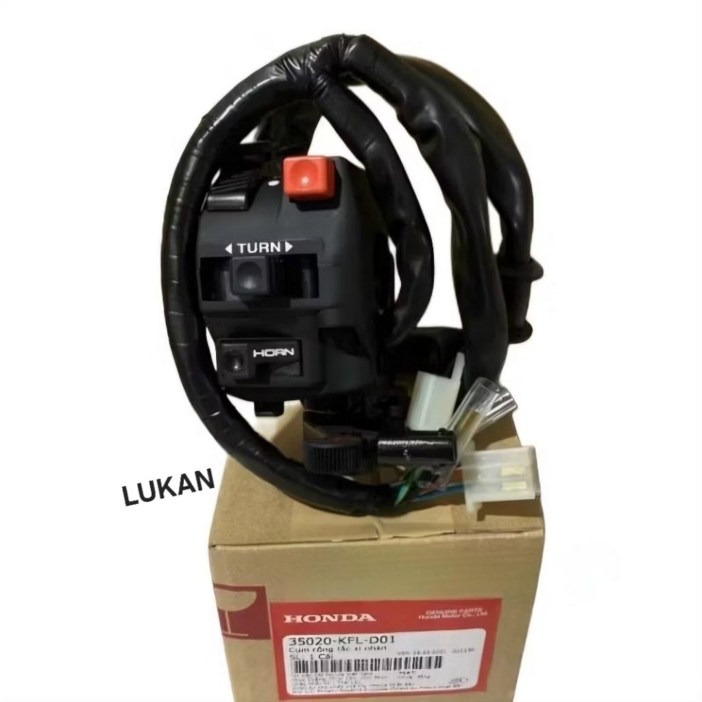 Cùm công tắc trái xe WAVE ALPHA, ZX zin chính hãng 35020-KFL-D01 - Ảnh 3