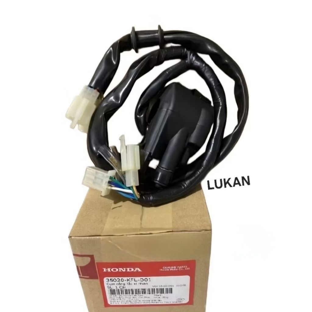 Cùm công tắc trái xe WAVE ALPHA, ZX zin chính hãng 35020-KFL-D01 - Ảnh 4