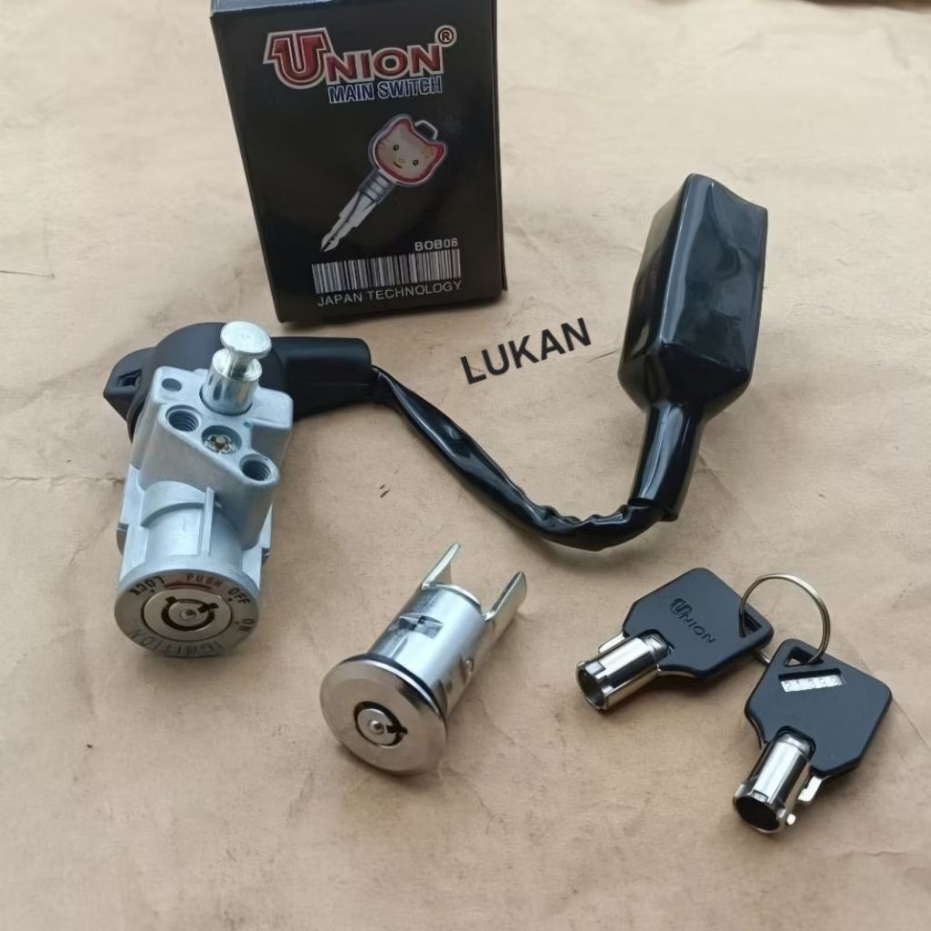 Bộ ổ khóa, công tắc máy union chìa tròn xe DREAM chống trộm - Ảnh 4