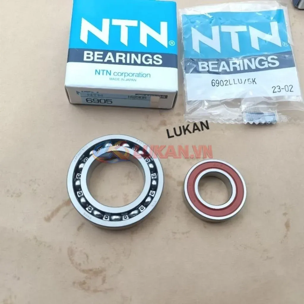 Vòng bi, bạc đạn trục cam DREAM, WAVE, FUTURE... NTN 6905, 6902 - Ảnh 4