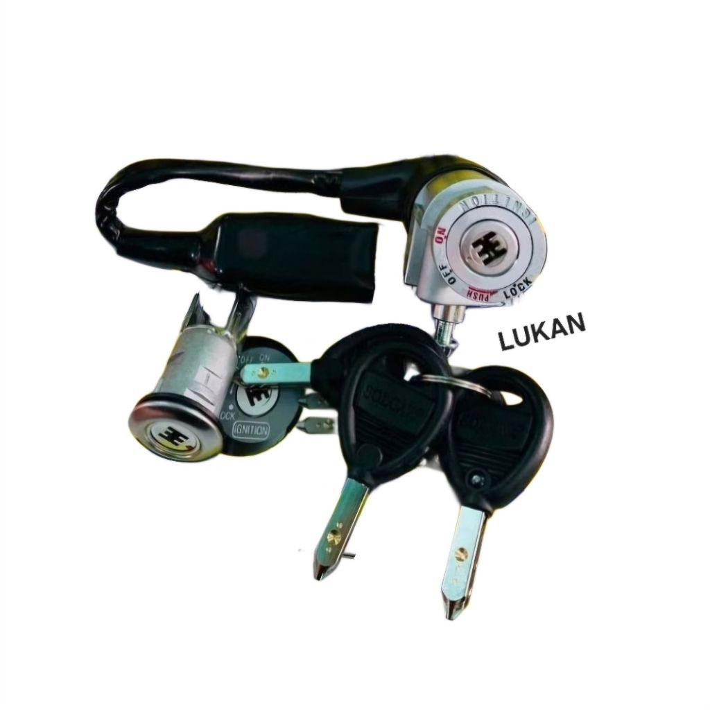 Bộ ổ khóa, công tắc điện 6 cạnh xe DREAM chống đoản - Ảnh 3
