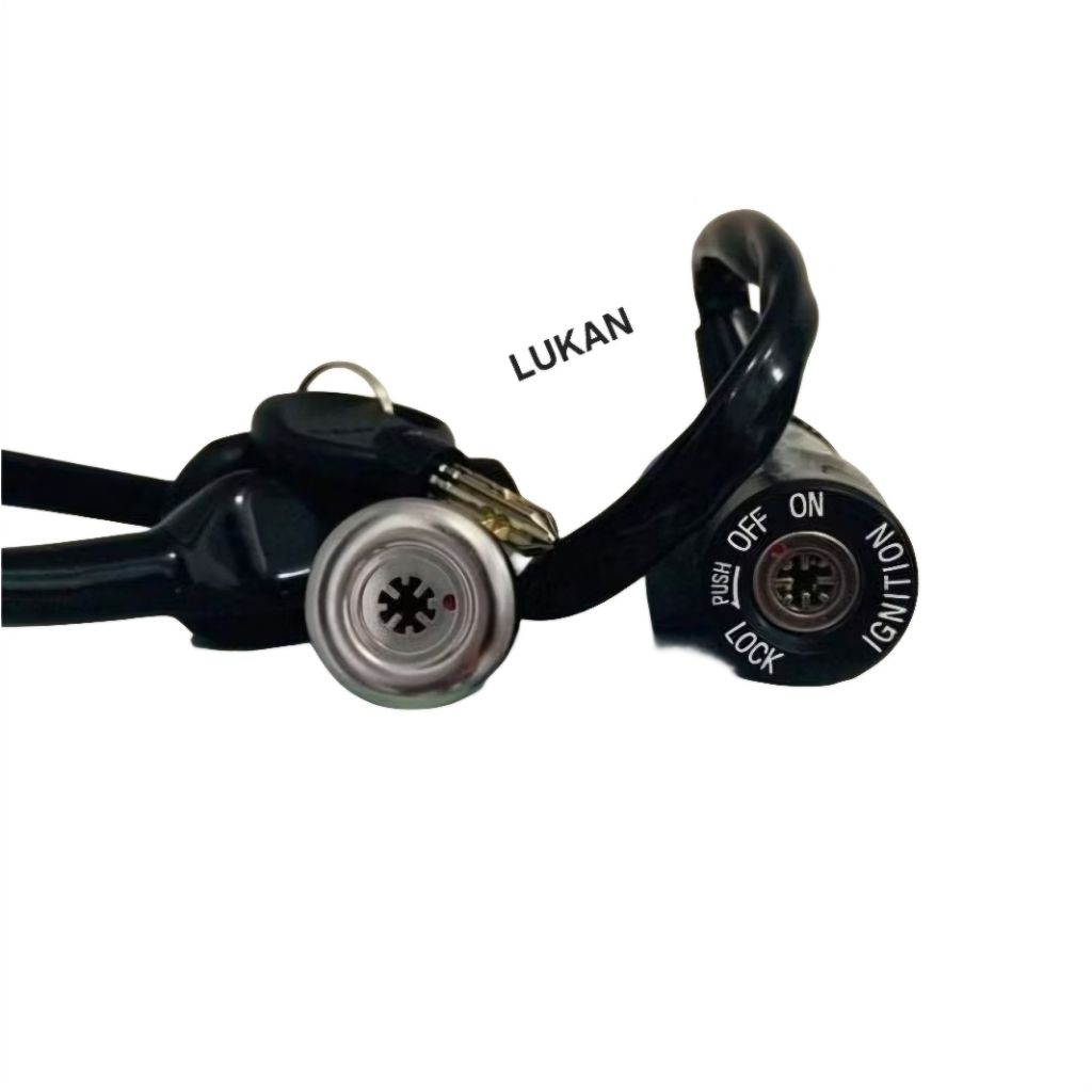 Bộ ổ khóa, công tắc điện 8 cạnh xe DREAM Lùn chống đoản