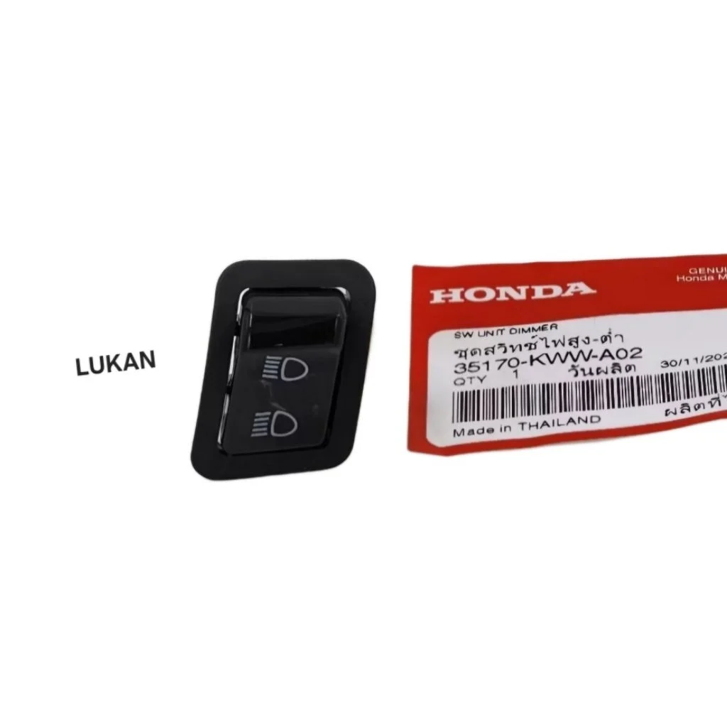Nút công tắc đèn pha cốt WAVE S110, RSX, BLADE, ALPHA 110... zin 35170-KWW-A02 - Ảnh 2