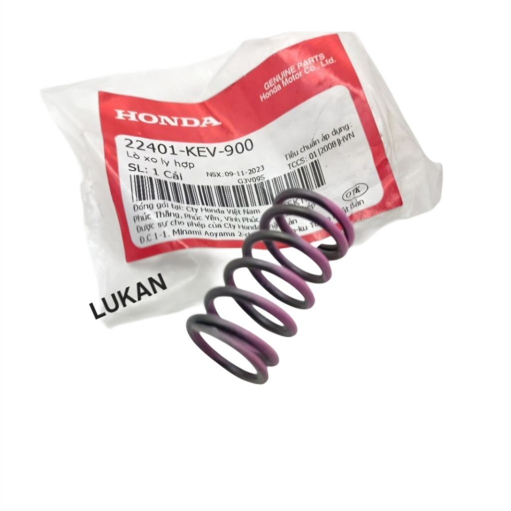 Lò xo nồi côn, ly hợp xe WAVE ALPHA, ZX, RS, S100... zin 22401-KEV-900