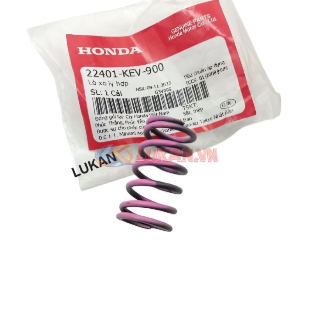 Lò xo nồi côn, ly hợp xe WAVE ALPHA, ZX, RS, S100... zin 22401-KEV-900 - Ảnh 2