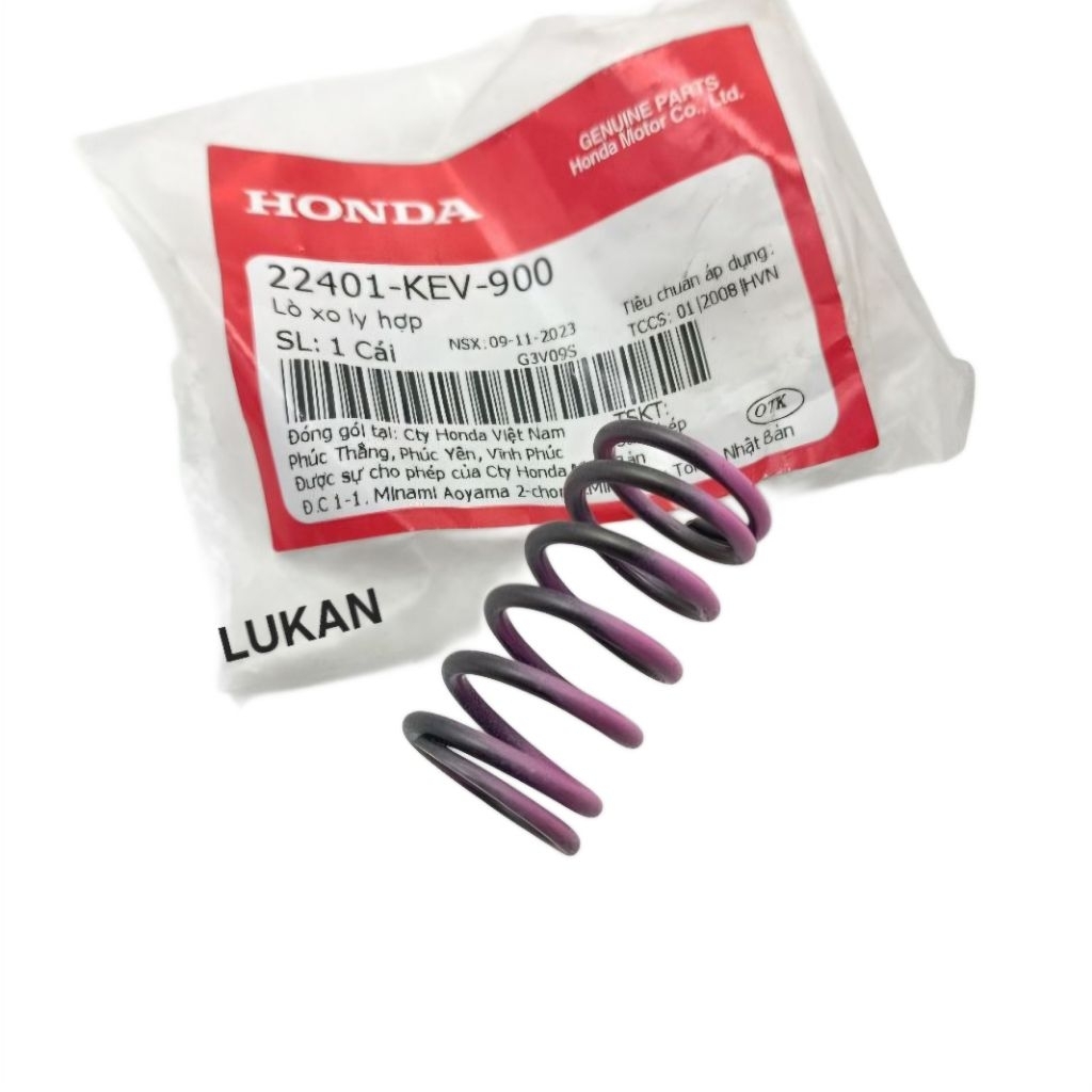 Lò xo nồi côn, ly hợp xe WAVE ALPHA, ZX, RS, S100... zin 22401-KEV-900 - Ảnh 3