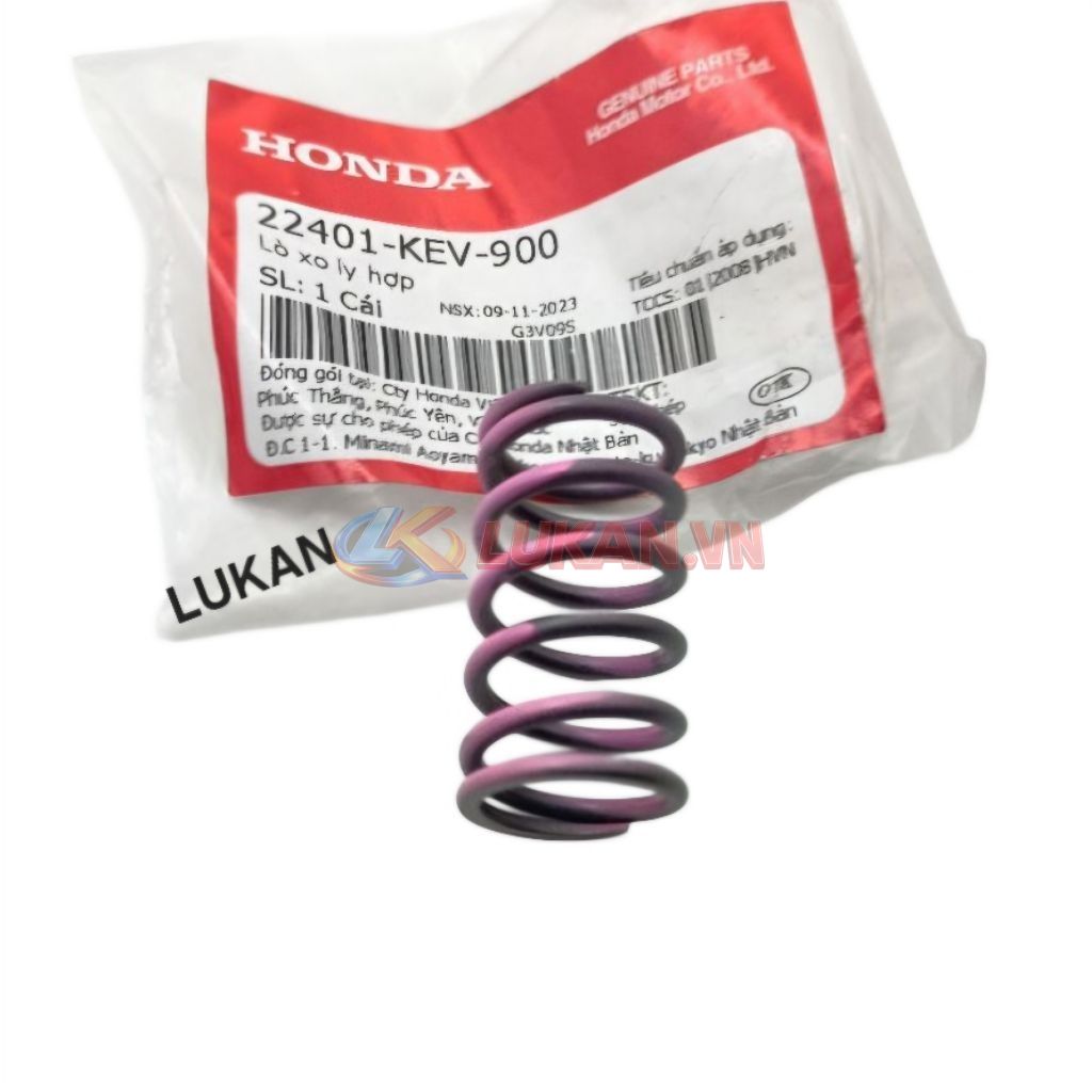 Lò xo nồi côn, ly hợp xe WAVE ALPHA, ZX, RS, S100... zin 22401-KEV-900 - Ảnh 4
