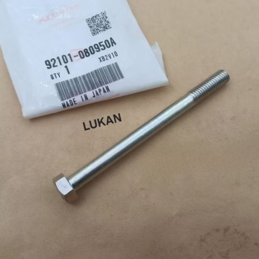 Ốc treo lòng hơi xi lanh WAVE Thái 110, FUTURE 1.... bu lông 8x95 zin 92101-080-950A - Ảnh 4