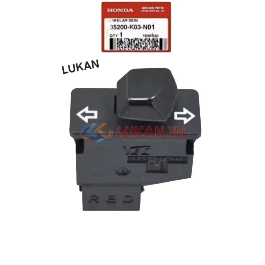 Nút công tắc đèn xi nhan WAVE RSX, BLADE, A110, WINNER... zin 35200-K03-N31 - Ảnh 5
