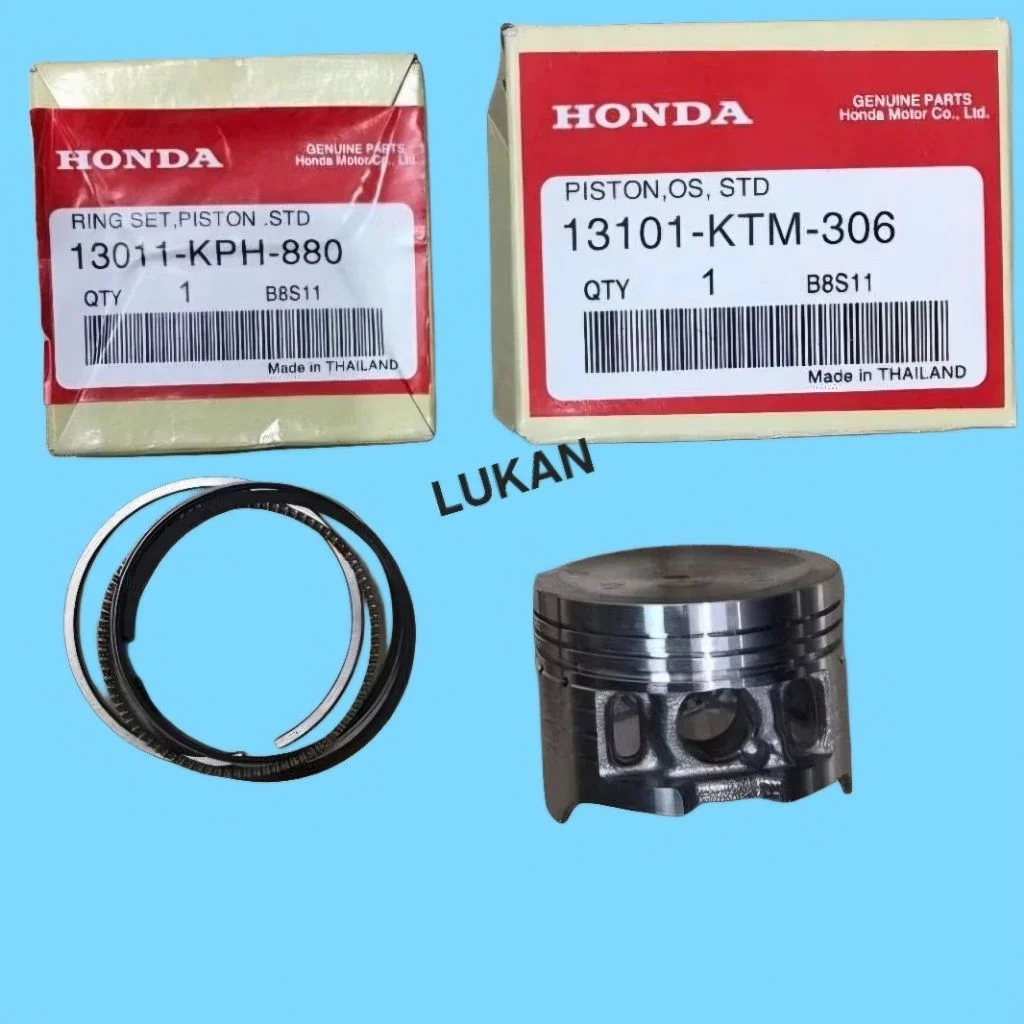 Trái piston bạc, xéc măng xe FUTURE 2, NEO, X 125... zin Honda 13011-KPH-880, 13101-KTM-306, 13101-KPH-690 - Ảnh 4