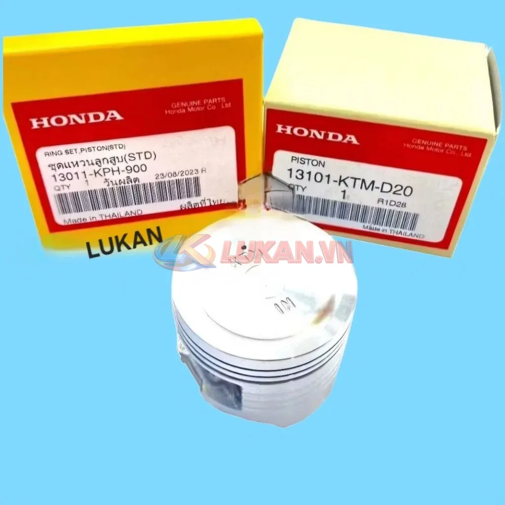 Trái piston bạc, xéc măng xe FUTURE 2, NEO, X 125... zin Honda 13011-KPH-880, 13101-KTM-306, 13101-KPH-690 - Ảnh 5