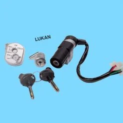 Bộ ổ khóa, công tắc điện 8 cạnh xe WAVE RS, S100, RSX... chống đoản