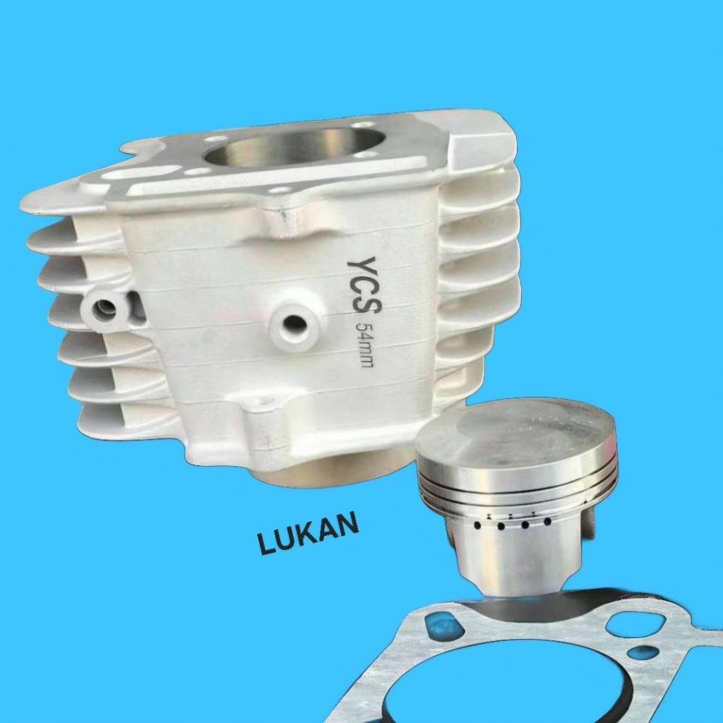 Lòng kiếng, hơi xi lanh YCS 54mm xe DREAM, WAVE... luôn piston - Ảnh 2