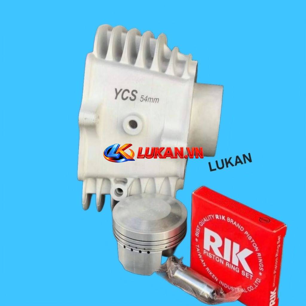 Lòng kiếng, hơi xi lanh YCS 54mm xe DREAM, WAVE... luôn piston