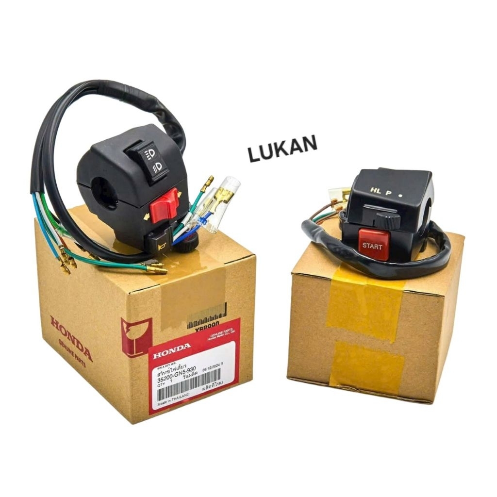 Cặp cùm nút công tắc xe DREAM Thái HLP zin chính hãng - Ảnh 6