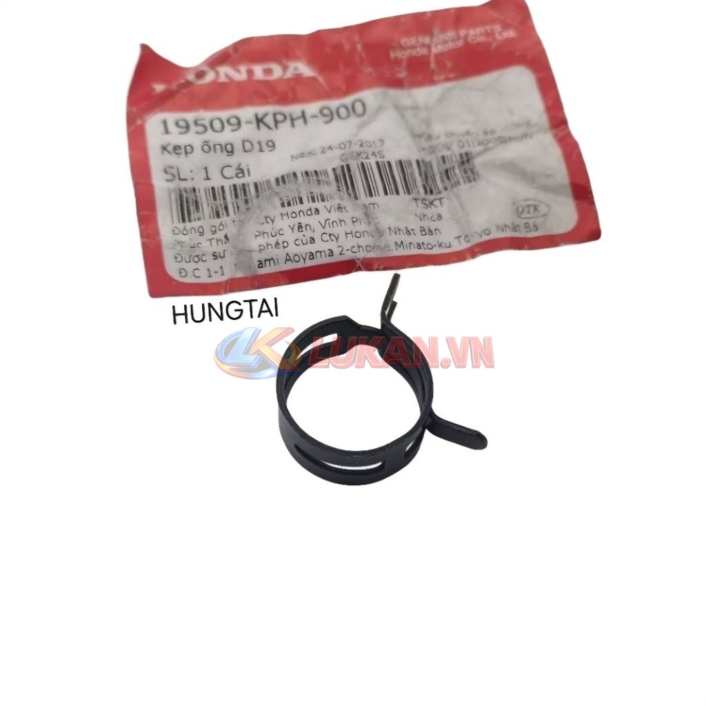 Pass kẹp ống D19 co hơi khí thải FUTURE NEO, WAVE 125... zin 19509-KPH-900 - Ảnh 3