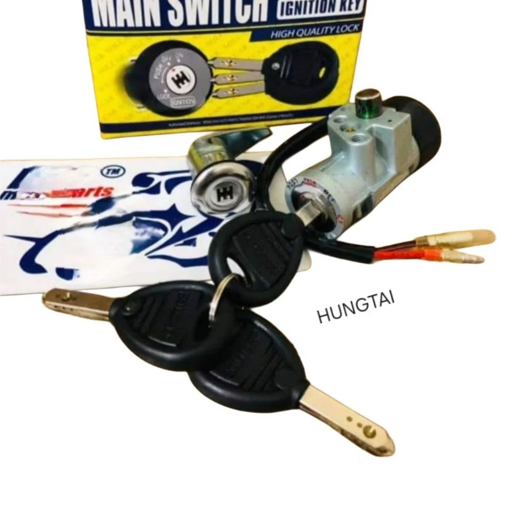 Bộ ổ khóa, công tắc điện 6 cạnh xe FUTURE 2, WAVE 125.... chống đoản - Ảnh 3