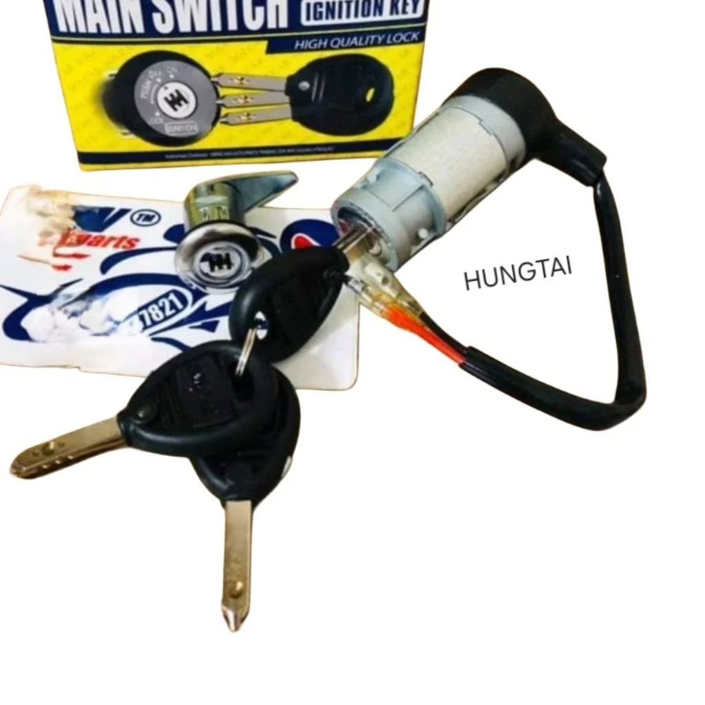 Bộ ổ khóa, công tắc điện 6 cạnh xe FUTURE 2, WAVE 125.... chống đoản - Ảnh 5