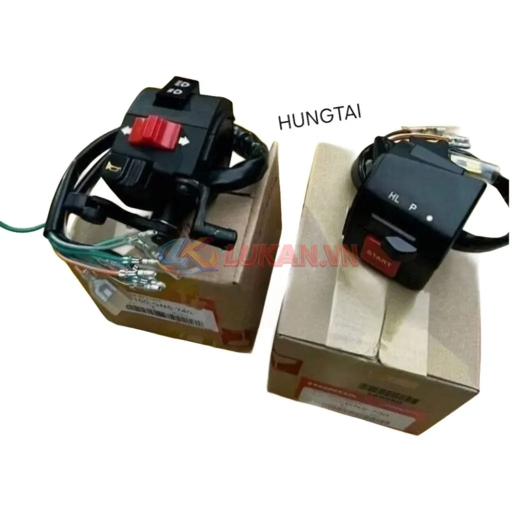 Cặp cùm nút công tắc xe DREAM Thái HLP zin chính hãng - Ảnh 3