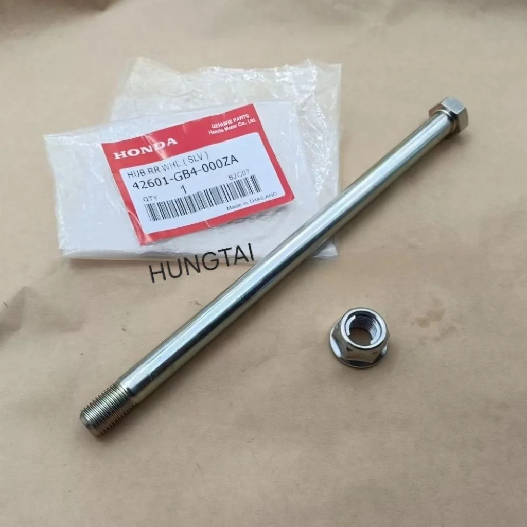 Trục cốt đùm bánh sau xe DREAM Thái đầu số 10 zin Honda 42301-GN5-900 - Ảnh 3