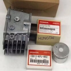 Bộ lòng hơi xi lanh Super DREAM, WAVE ALPHA, RS... luôn piston bạc zin 12100-KFM-900