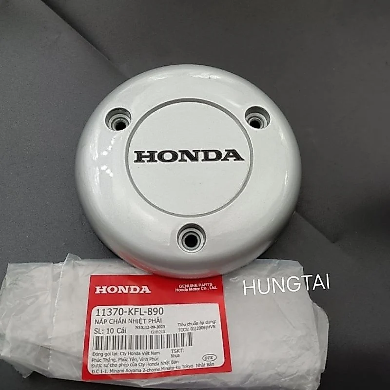 Nắp nhựa ốp lốc nồi trắng xe DREAM 2001, FUTURE, WAVE ALPHA... zin