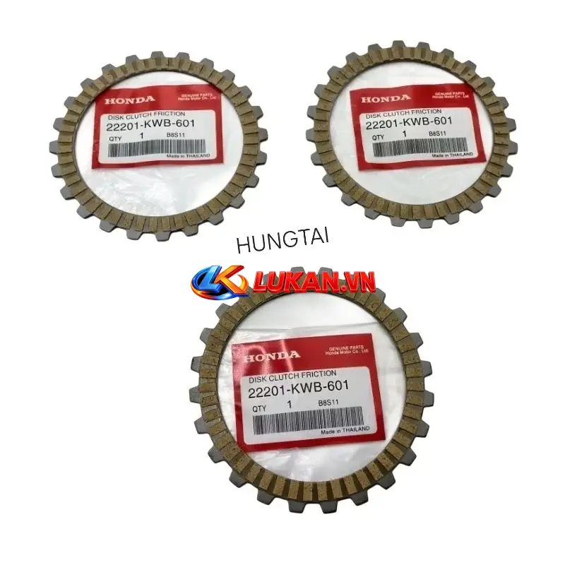 Bộ lá bố nồi côn, ly hợp xe WAVE S110, RSX, BLADE, A110... zin 22201-KWB-601, 22201-KWW-741