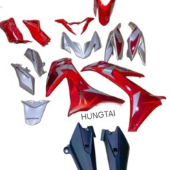 Bộ nhựa dàn áo, vỏ xe WINNER X 150 đỏ bạc zin chính hãng