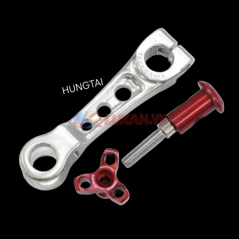 Pass cốt thắng, phanh đùm trước xe DREAM, WAVE... trắng inox thái - Ảnh 3
