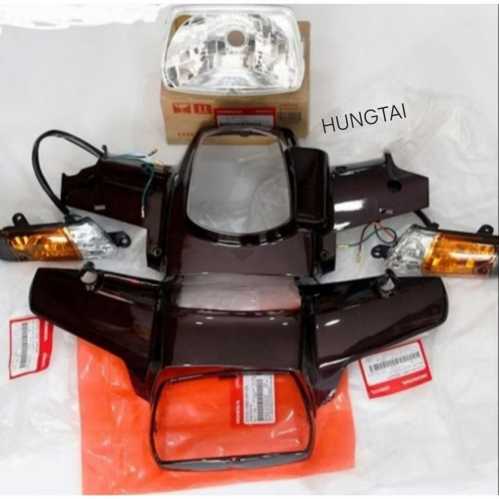 Bộ nhựa đầu đèn xe Super DREAM zin chính hãng Honda - Ảnh 2
