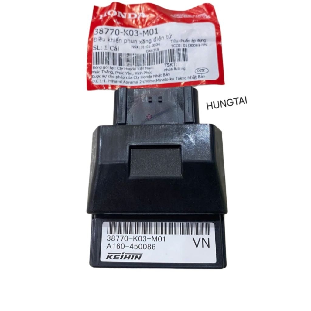 Cục IC, ECU đánh lửa điện xe WAVE RSX 110 Fi... zin 38770-K03-M01 - Ảnh 2