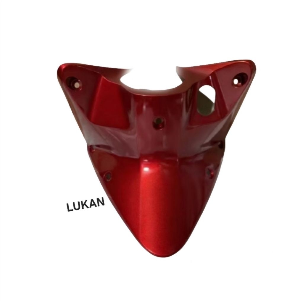 Nhựa ốp yếm khóa, lườn giữa baga WAVE S110, RSX... Đỏ zin Honda - Ảnh 2