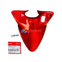 Nhựa ốp yếm khóa, lườn giữa baga WAVE S110, RSX... Đỏ zin Honda