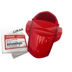Nắp chụp lái đỏ, chụp võ đuôi đèn hậu WAVE S110, RSX... zin 33701-KWW-B21